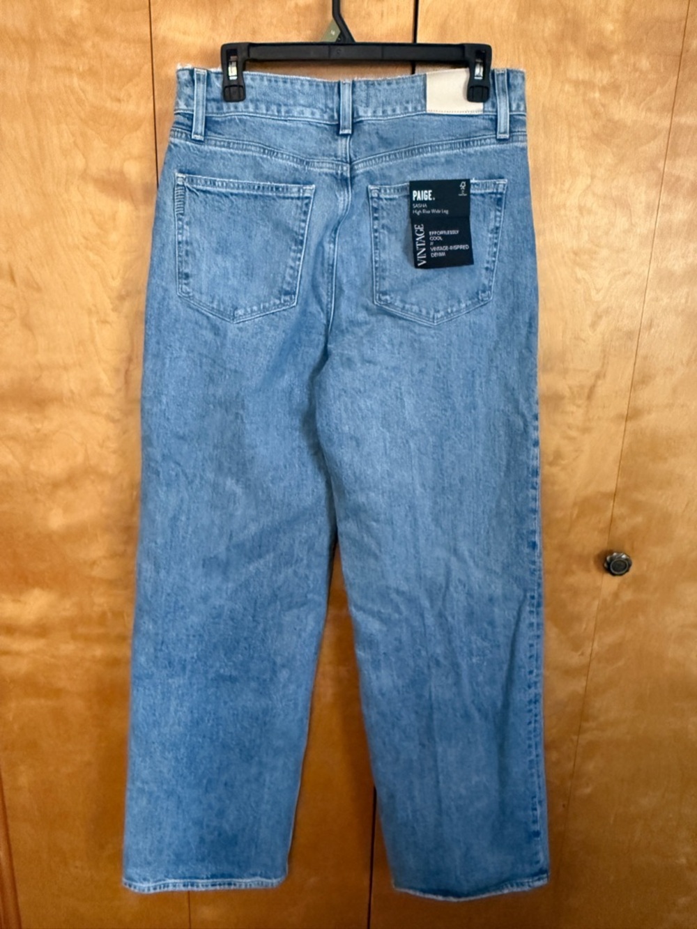 NWT* PAIGE Sasha High Rise Wide Leg jeans "Vintage" collection women size 30 - Picture 6 of 11